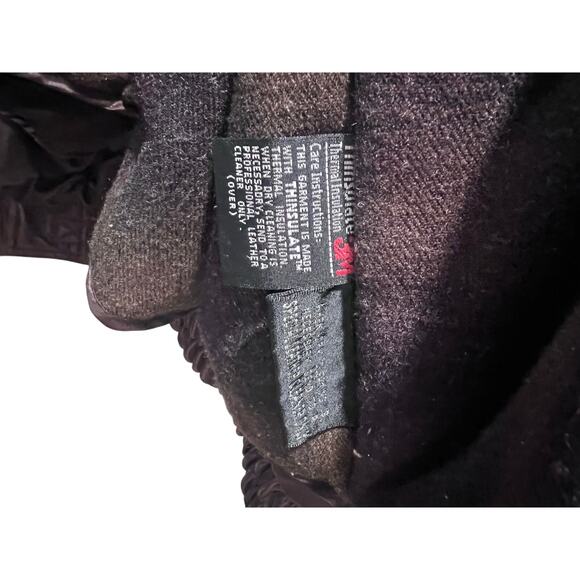 Georgetown Leather Design Brown Thinsulate Leather Jacket 2X Moto Bomber Coat - Picture 7 of 16